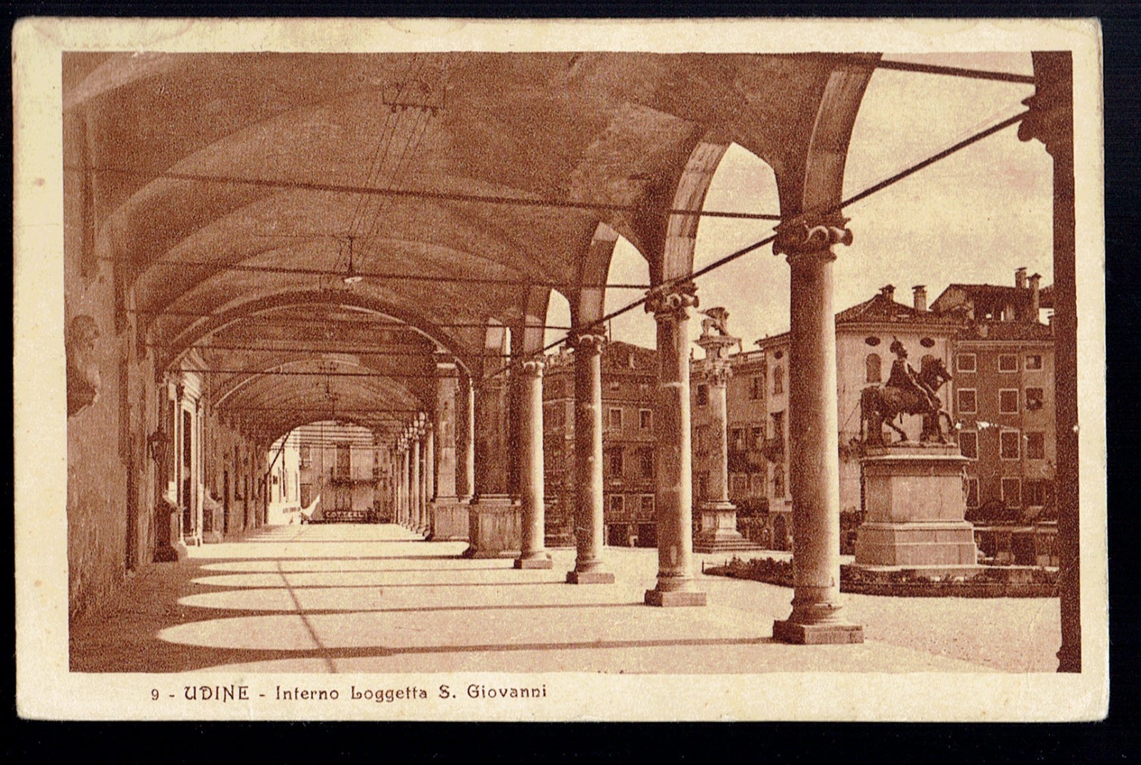 UDINE . Loggia San Giovanni in Piazza V. Emanuele. Vg. c/fr. 1931.