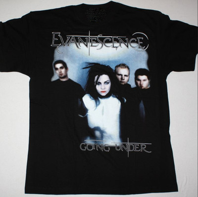 Vintage Evanescence Going Under Cotton Black S-4XL Unisex Shirt BL819
