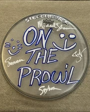 Steel Panther 11/2/25 Charlotte, NC Signed Drumhead-Only One Made