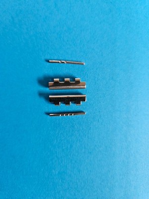 UHRENARMBAND Endlink EDELSTAHL 18 MM STEG NSA/Novavit 7 Reiher NOS