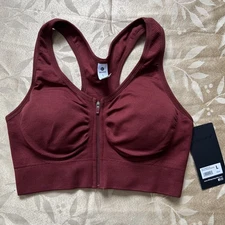 NWT Sports Bra Yoga Gym Activewear 90 Degrees By Reflex Sz Large Racerback