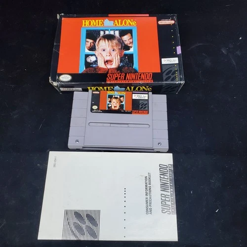 Home Alone Super Nintendo SNES 1991 Authentic Game and Box No Manual
