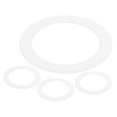 4Pcs Goof Rings for 4 Inch Recessed Lights ID 4.25'' x OD 6.7'' White