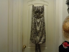 ANIMAL SATINY PROM BUBBLE PROM DRESS NWT BY KITTY L