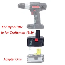 Battery Adapter for Craftsman C3 19.2V Power Tools Use on for Ryobi 18V Battery
