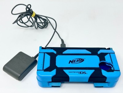 Nintendo DS Lite Cobalt Blue Console w/Charger & NERF Case (G-110