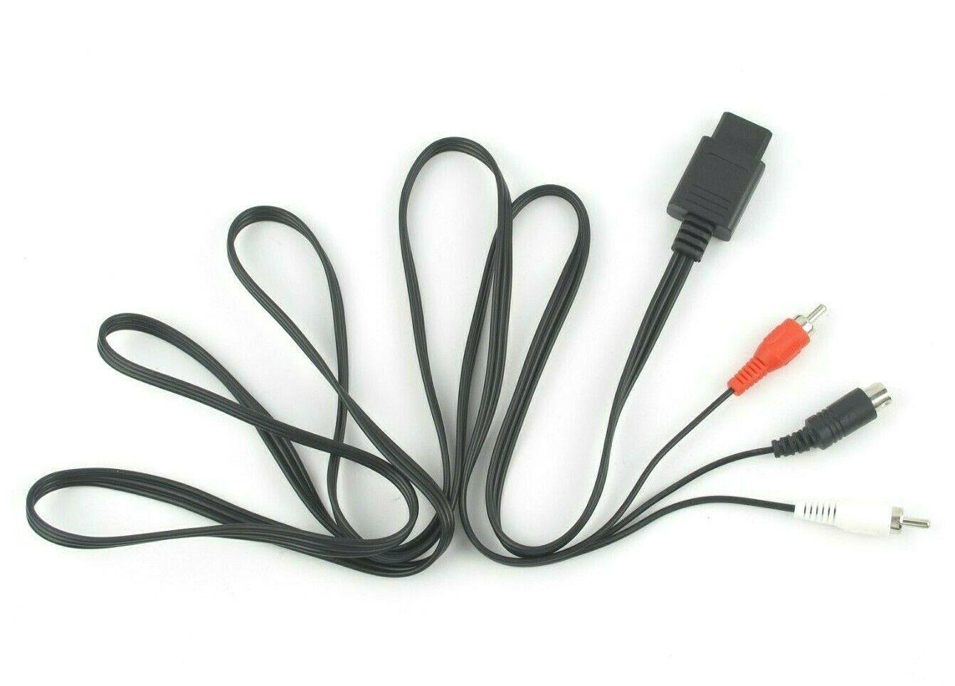 New SVideo Cable for Nintendo SNES N64 Game Cube S Video SVHS 6ft eBay