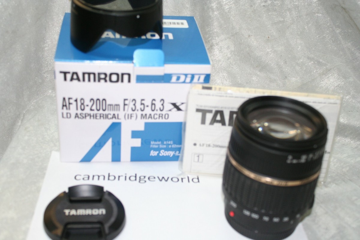 Tamron LD A014 18-200mm f/3.5-6.3 Di-II XR Aspherical AF IF Lens 