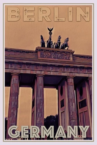 Berlin Capital of Germany the Third Reich era WW2 WWII Military Poster Print