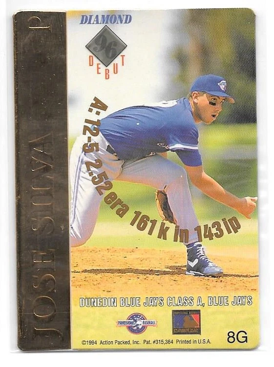 1994 Action Packed Minor League 24K Gold Parallel #8G Jose Silva - Image 2 of 2