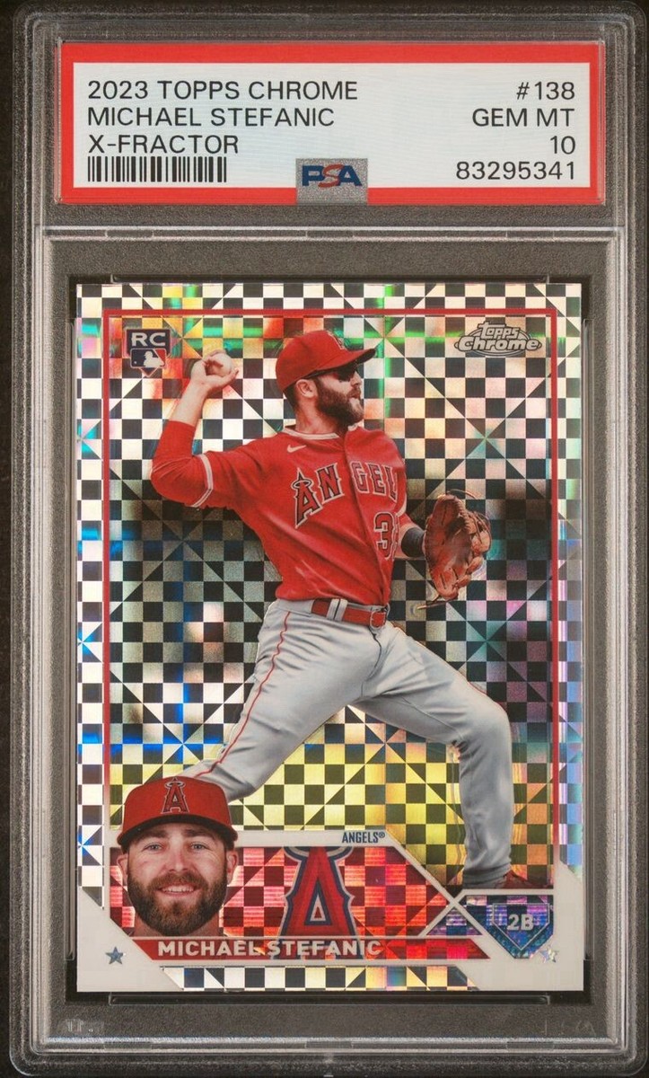 PSA 10 2023 Topps Chrome MICHAEL STEFANIC X-Fractor