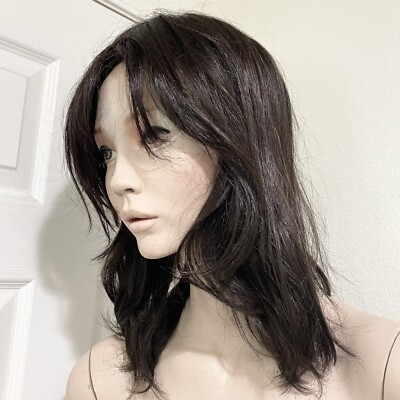 PERUCCI by Ellen Wille Carrie Espresso Mix 4.2 Monofilament Crown Synthetic Wig