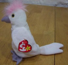 TY Beanie Baby KUKU THE COCKATOO BIRD 6" Plush Stuffed Animal Toy NEW