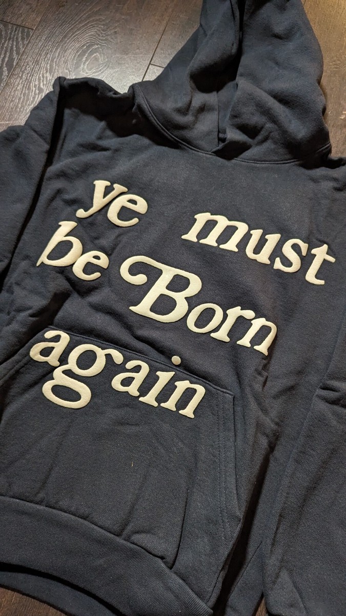CPFM Ye Must Be Born Again Black Hoodie Small