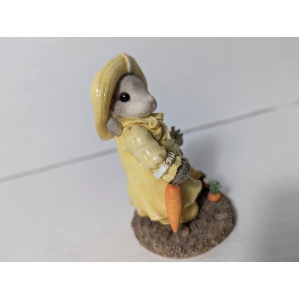 My Blushing Bunnies Blessing on a Rainy Day Enesco Priscilla Hillman figure eBay