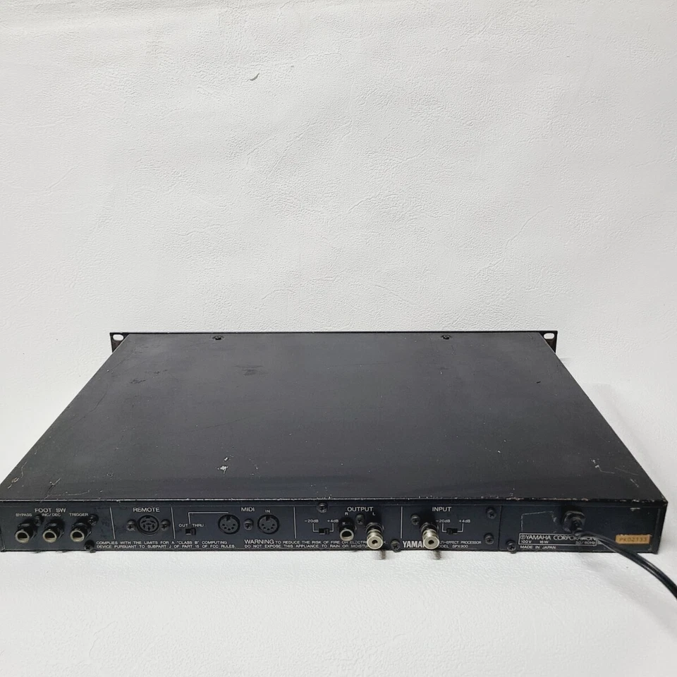 YAMAHA PROFESSIONAL MULTI-EFFECT PROCESSOR SPX900 - Simple operation confirmed - Image 2 of 2