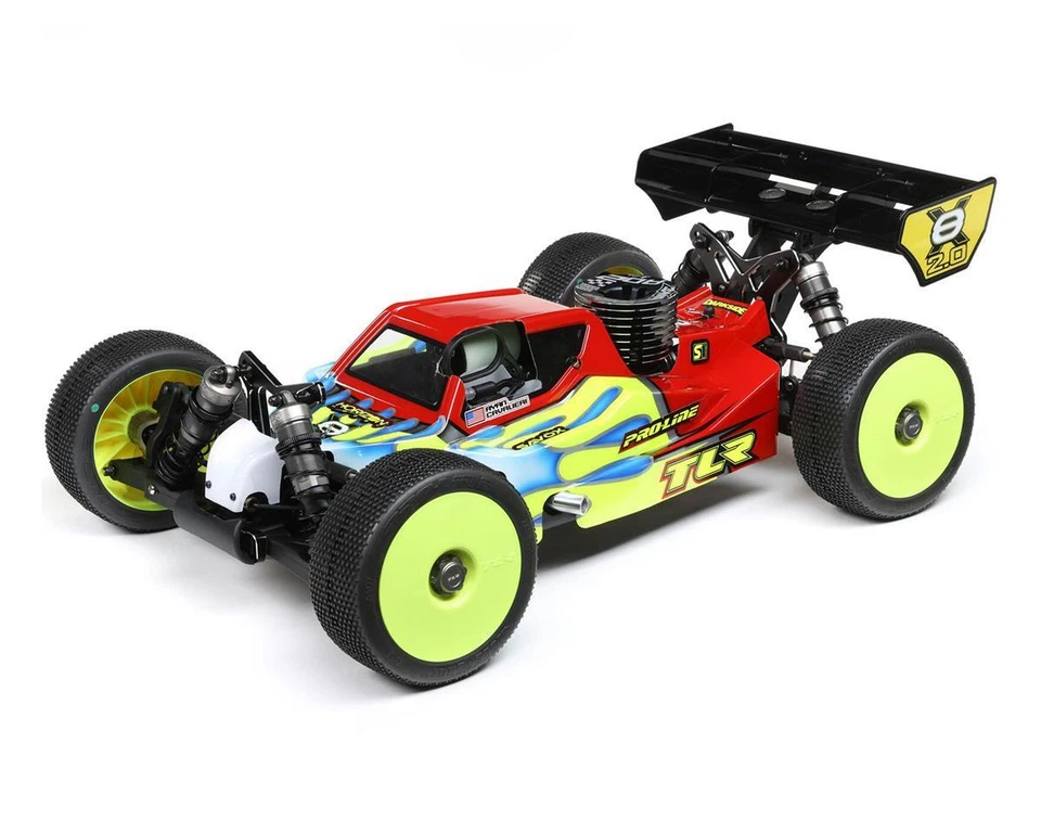 Team Losi Racing 8IGHT-X/E 2.0 Combo Nitro/Electric 1/8 4x4 Off-Road Buggy Kit - Image 2 of 4