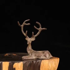 chinese copper carving sika deer