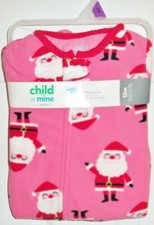 Carter's Christmas Santa Claus Footed Sleeper Size 12 months NEW