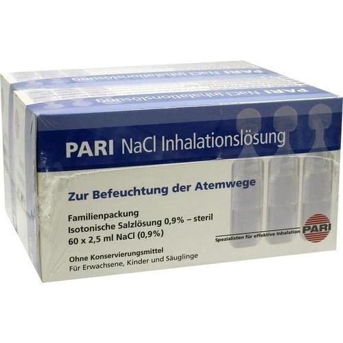 PARI GMBH PARI NaCl Inhalationslösung Ampullen 120X2.5 ml PZN 3450382