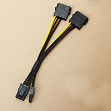 Double Big 4P To Graphics Card Magic 8P Double D To 6pin 2pin Replacement