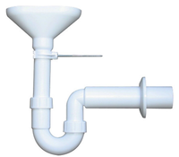Haas Tropfwasser RöHrensiphon 50Mm Geruchsverschluß Trichtersiphon Sifon Siphon