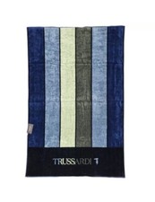 Bath Towel TRUSSARDI Skyscrapers Green multicolor 37.5  x59  NWT W-3 