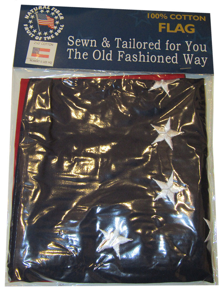 2x3 Embroidered Robert E. Lee HQ Premium 100 Cotton Flag 2'x3' Banner