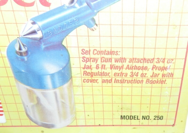 BNID Badger 250 Basic Spray Gun Set Airbrush Made in USA eBay