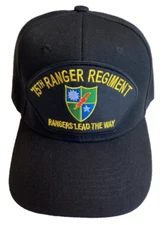 U.S. ARMY - 75TH RANGER REGIMENT Military Ball Cap - black