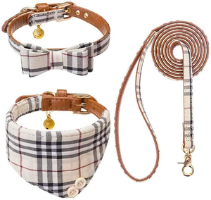 burberry bow tie dog collar