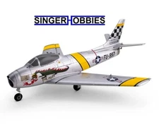 E-flite EFLU7050 UMX F-86 Sabre 30mm EDF Jet BNF Airplane w/ AS3X & SAFE HH
