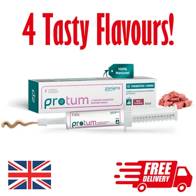 Zanipro Advanced Dog Diarrhea Treatment, Pre & Probiotics Gut Health Paste