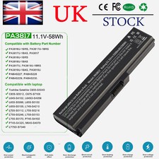 PA3817U-1BRS Battery for Toshiba Satellite L655 L745 L750 L755 L755D C650 C655