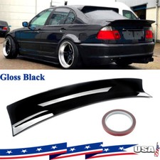 Csl Style Gloss Black Rear Ducktail Spoiler Wing For Bmw 3 Series E46 1999-2006