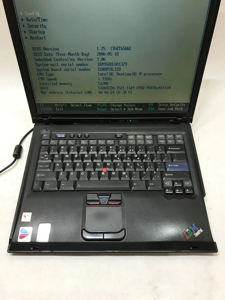 IBM ThinkPad R52 15" Intel Pentium 512MB RAM SIN HDD/OS Faltan componentes!! - DW Foto 3 de 4