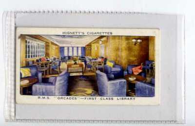 (Jj9613) HIGNETT,OCEAN GREYHOUNDS,R.M,S ORCADES-FIRST CLASS LIBRARY,1938,#20
