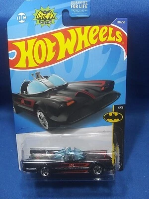 2022 Hot Wheels TV Series Batmobile DC Batman Series #4/5 Diecast Gray Interior