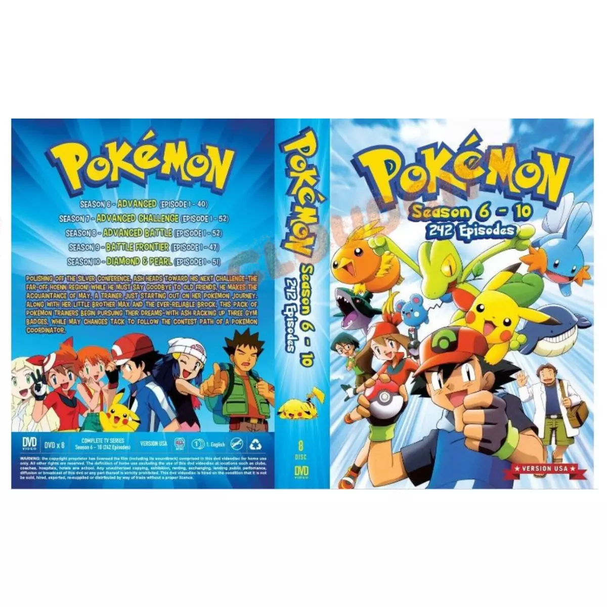 Preços baixos em Pokémon (TV Series) Box de DVDs e discos Blu-Ray