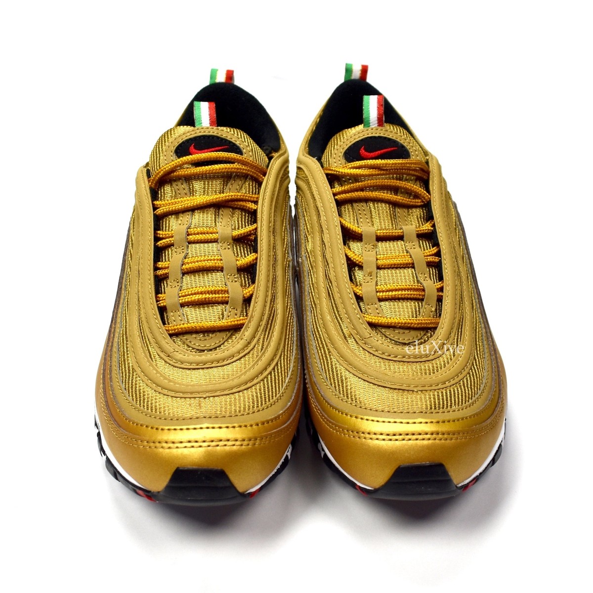NWT Nike Air Max 97 IT Gold ITALY Flag Sneakers 2018 Mens