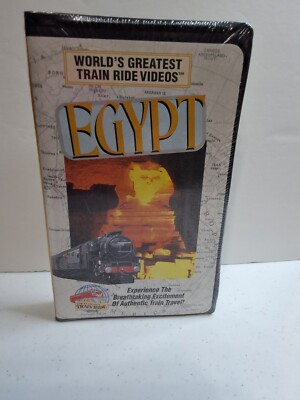 World's Greatest Train Ride Videos EGYPT VHS Railroad New Sealed
