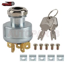 Ignition Switch For Clark Forklift 1723186 2339413 272041 7004210 With 2Keys
