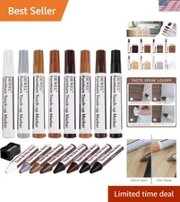 Premium 17-Piece Wood Touch-Up Kit: Markers & Wax for Fast Furniture Repair
