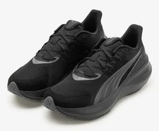 PUMA Men Pulse Pro Runner Athletic Shoes Black Gray Sneakers Boot Shoe 31078005