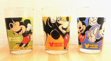 3 kieliszki kolekcjonerskie Disney Myszka Miki edycja specjalna 0,2 l rzadkie retro nieużywane