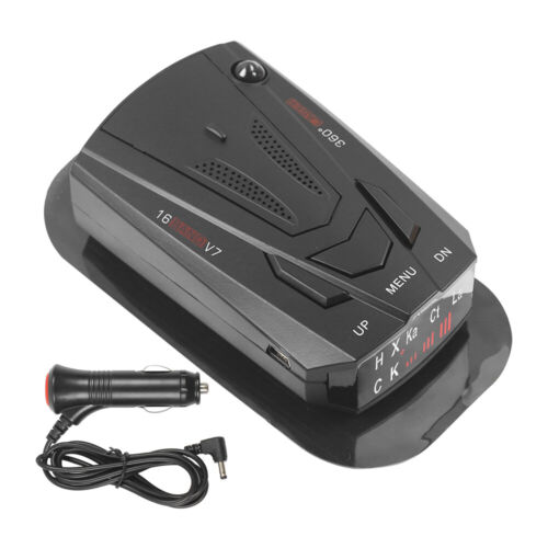 V7 360° Auto Radar Detector Geschwindigkeit Radarwarner GPS Voice Alert 12V DE - Bild 4 von 8