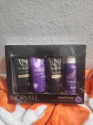 Norvell Venetian Self- Tanning Kit(Pre-Tan/Post-Tan/Self Tanning Lotion/Mist)