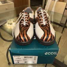 Ecco Copper/white Ladies Golf Shoes - Size 7