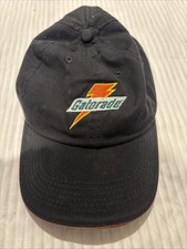 Vintage Gatorade Promo Made In USA 90s Black Strapback Hat - One size