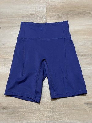 DSG Activate High-Rise Bike Shorts Women's Size XS Indigo Blue Purple